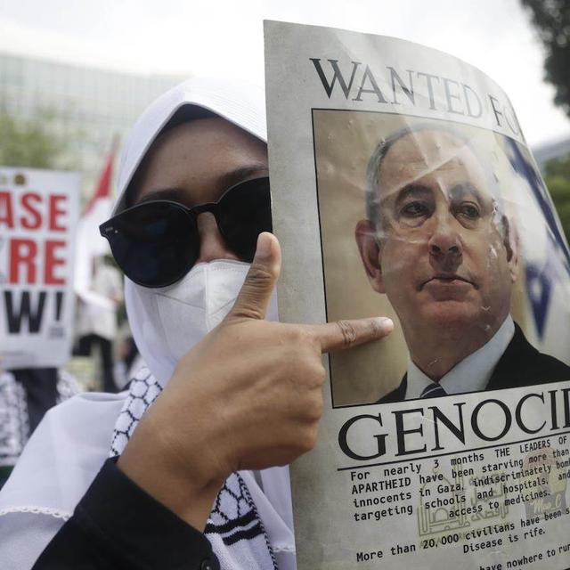Le procureur de la CPI a demandé lundi un mandat d'arrêt contre Benjamin Netanyahu. [Keystone]