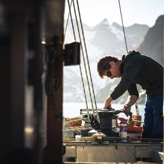 Benjamin Ruffieux, skipper, photographe et co-fondateur de l’association MaréMotrice. [maremotrice.ch]