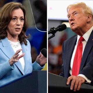 Kamala Harris et Donald Trump font un détour de campagne par le Texas. [Keystone]