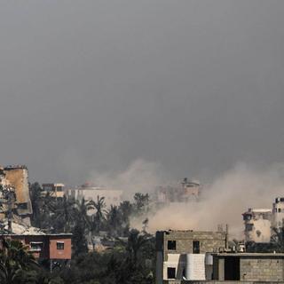 Nouvelles frappes aériennes israéliennes à Gaza. [Keystone]
