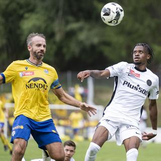 Football: le club valaisan de FC Printse-Nendaz a perdu 10-0 contre Young Boys au premier tour de la Coupe de Suisse [KEYSTONE - Alessandro della Valle]