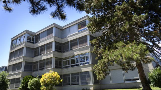 Le collège Léon-Michaud à Yverdon-les-Bains (VD). [KEYSTONE - LAURENT GILLIERON]