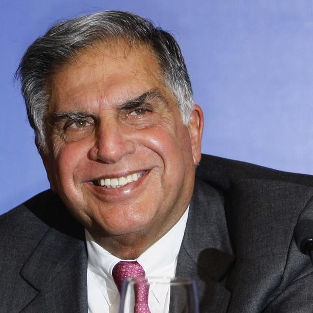 Ratan Tata était le président honoraire du groupe Tata. [Keystone/AP Photo - Gautam Singh]