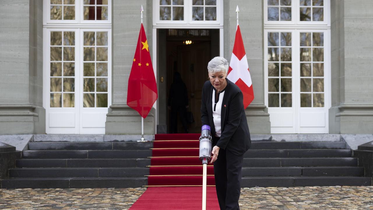 Il y a dix ans, l'accord de libre-échange entre la Suisse et la Chine entrait en vigueur. [KEYSTONE - PETER KLAUNZER]