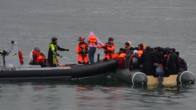 Mi-juillet, quatre migrants étaient déjà décédés au large de Boulogne-sur-Mer lors d'une tentative de traversée de nuit. [Keystone - Prefecture Maritime]