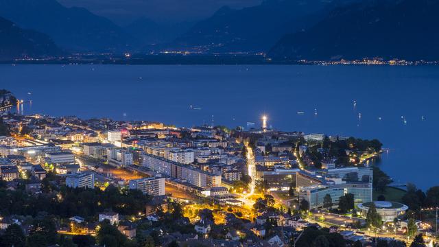 Vevey teste un dispositif de médiateurs urbains nocturnes. [KEYSTONE - CYRIL ZINGARO]