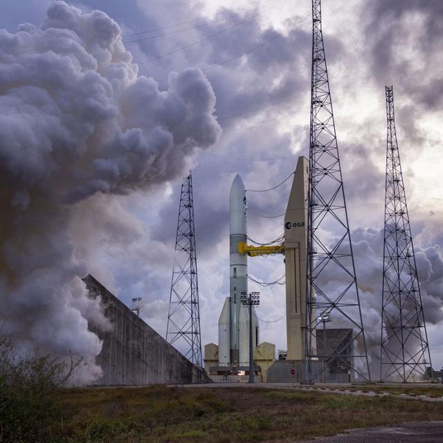 La fusée Ariane 6 lors d'un test en novembre dernier. [AFP - P.PIRON/ARIANEGROUP]