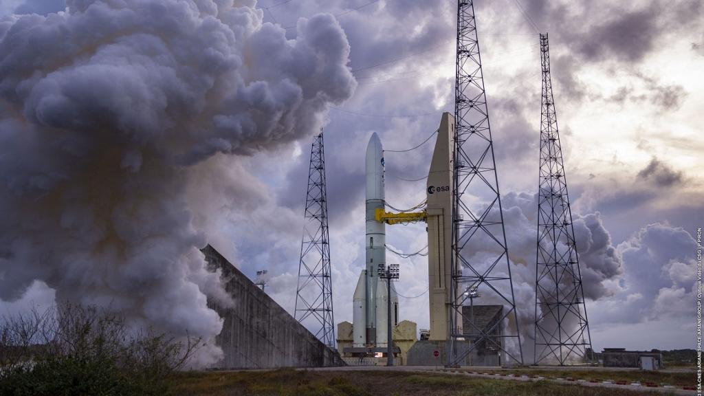 La fusée Ariane 6 lors d'un test en novembre dernier. [AFP - P.PIRON/ARIANEGROUP]