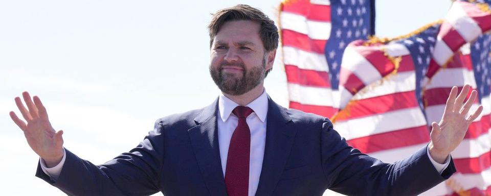 Donald Trump a annoncé lundi choisir le sénateur de l'Ohio J.D. Vance pour être son vice-président. [Keystone]