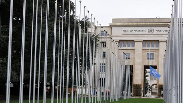 La crise des liquidités se poursuit pour l'ONU à Genève. [Keystone - Salvatore Di Nolfi]