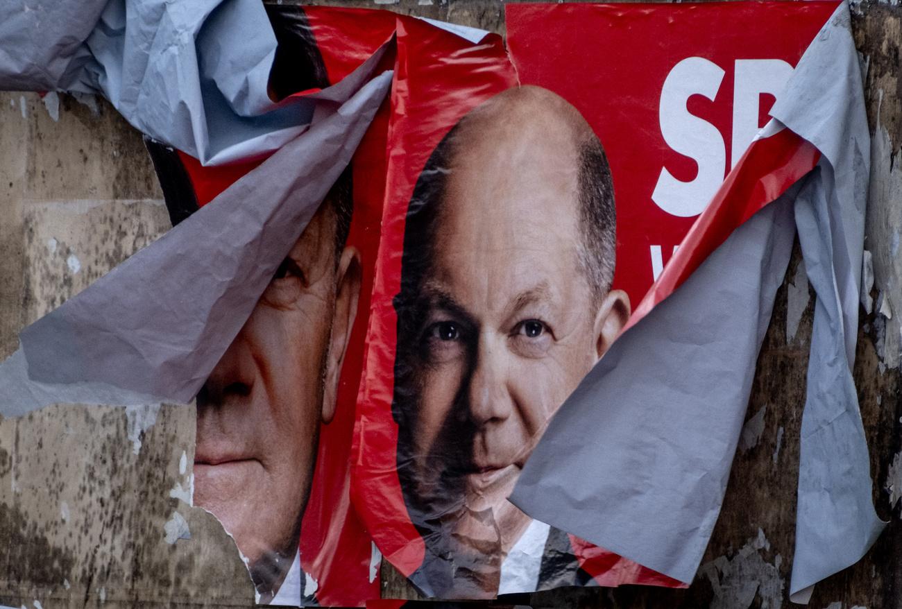 Les sociaux-démocrates du chancelier Olaf Scholz ont connu une lourde défaite face à l'AfD. [KEYSTONE - MICHAEL PROBST]