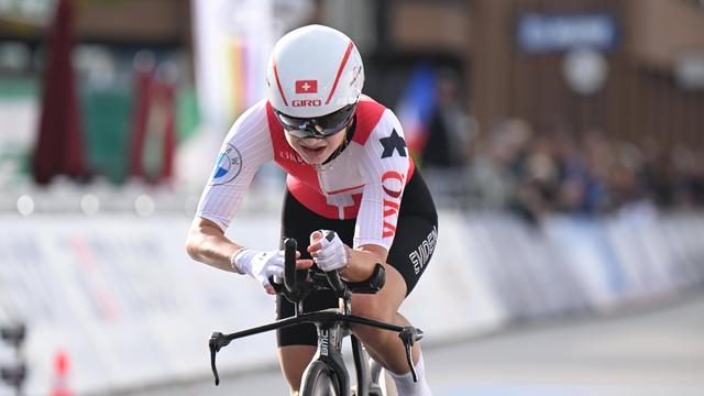 Muriel Furrer a été victime d'une terrible chute lors de la course en ligne jeudi matin. [Stefano Sirotti - Imago]