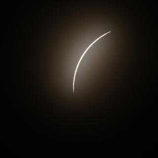 L'eclipse ''totale'' du soleil par la Lune vue depuis le Texas. [Keystone/AP Photo - Eric Gay]