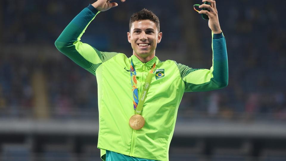 Thiago Braz avait décroché l'or olympiques à Rio. [KEYSTONE - BERND THISSEN]