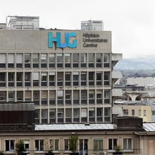 Les HUG à Genève. [Keystone - Salvatore Di Nolfi]