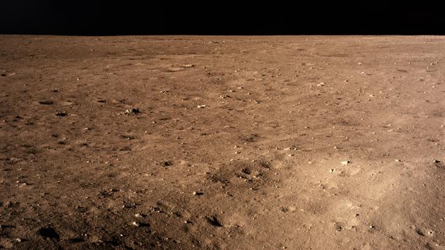 Une image de la surface de la Lune prise par l'un des membre de l'équipe d'Apollo 11. [NASA - Apollo 11]
