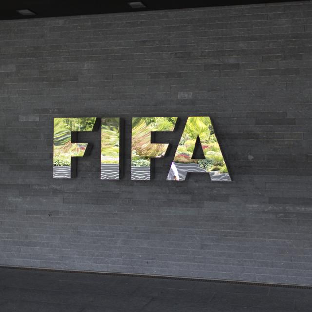 Le logo de la FIFA. [Keystone - Gaetan Bally]