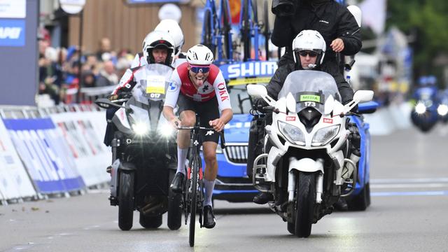 Jan Christen a manqué d'énergie dans les derniers kilomètres de la course en ligne M23. [IMAGO - Vincent Kalut]