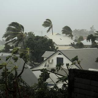 L'Île de La Réunion a été violemment frappée par l'oeil du cyclone tropical Belal. [Keystone/AP Photo - Lewis Joly]