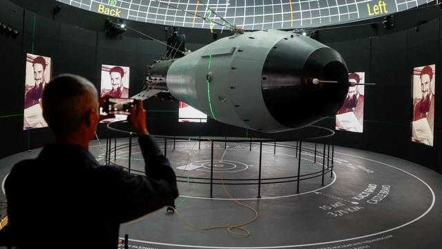 Image d'une bombe thermonucléaire au musée de l'énergie nucléaire à Moscou. [Reuters - Yulia Morozova]