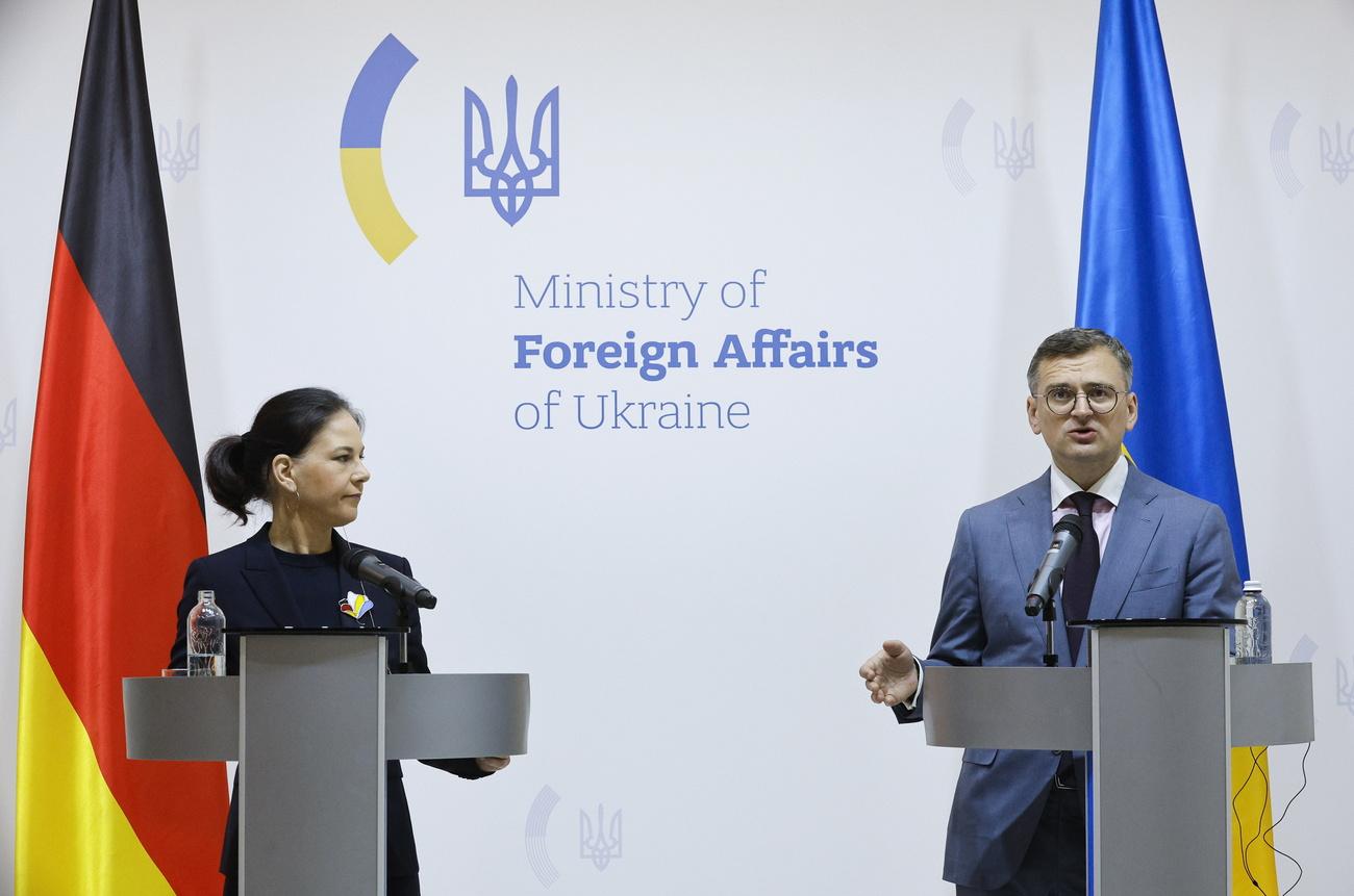 L'Ukraine propose que les Occidentaux abattent les missiles russes depuis leur territoire, [KEYSTONE - SERGEY DOLZHENKO]