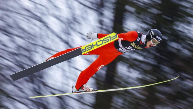 Gregor Deschwanden a signé une très belle performance pour s'offrir ce podium. [KEYSTONE - CHRISTOPHER NEUNDORF]