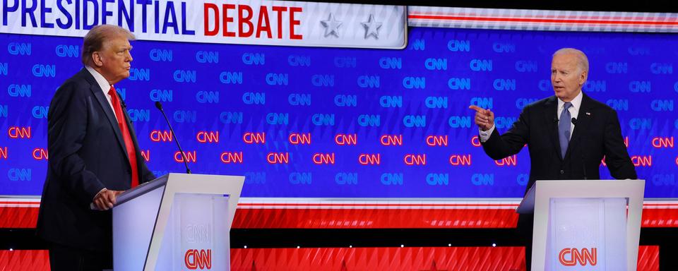 Le premier débat entre Donald Trump et Joe Biden avant l'élection présidentielle a eu lieu à Atlanta. [REUTERS - Brian Snyder]