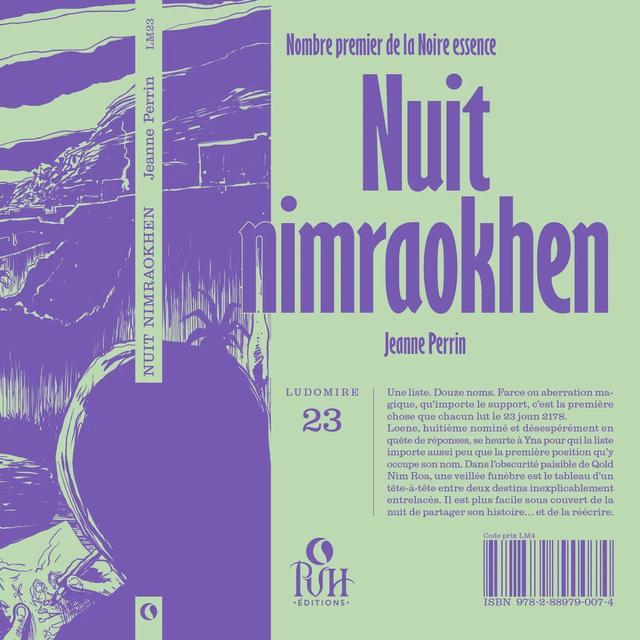 La couverture du livre "Nuit nimraokhen" de Jeanne Perrin. [Editions PVH]