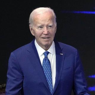 Joe Biden a reçu samedi les dirigeants du Japon, de l'Australie et l'Inde pour parler de la Chine. [Keystone]