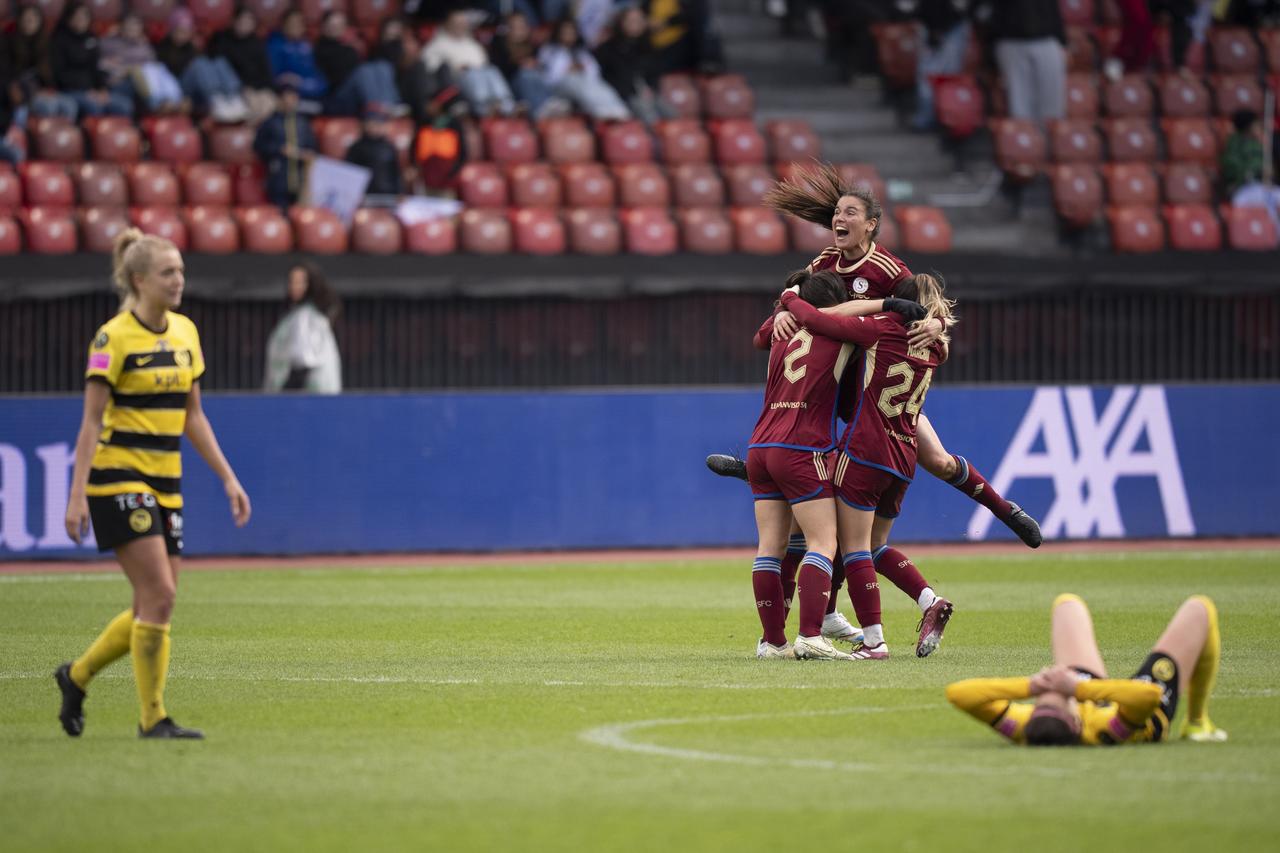 Servette menait 1-0 après 3 minutes, puis 2-1 après 11. Quel match! [freshfocus - Claudio Thoma]