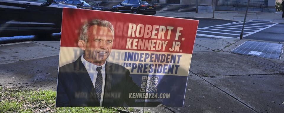 Le candidat indépendant Robert Francis Kennedy Junior pourrait se rallier à Donald Trump. [KEYSTONE - HANS PENNINK]