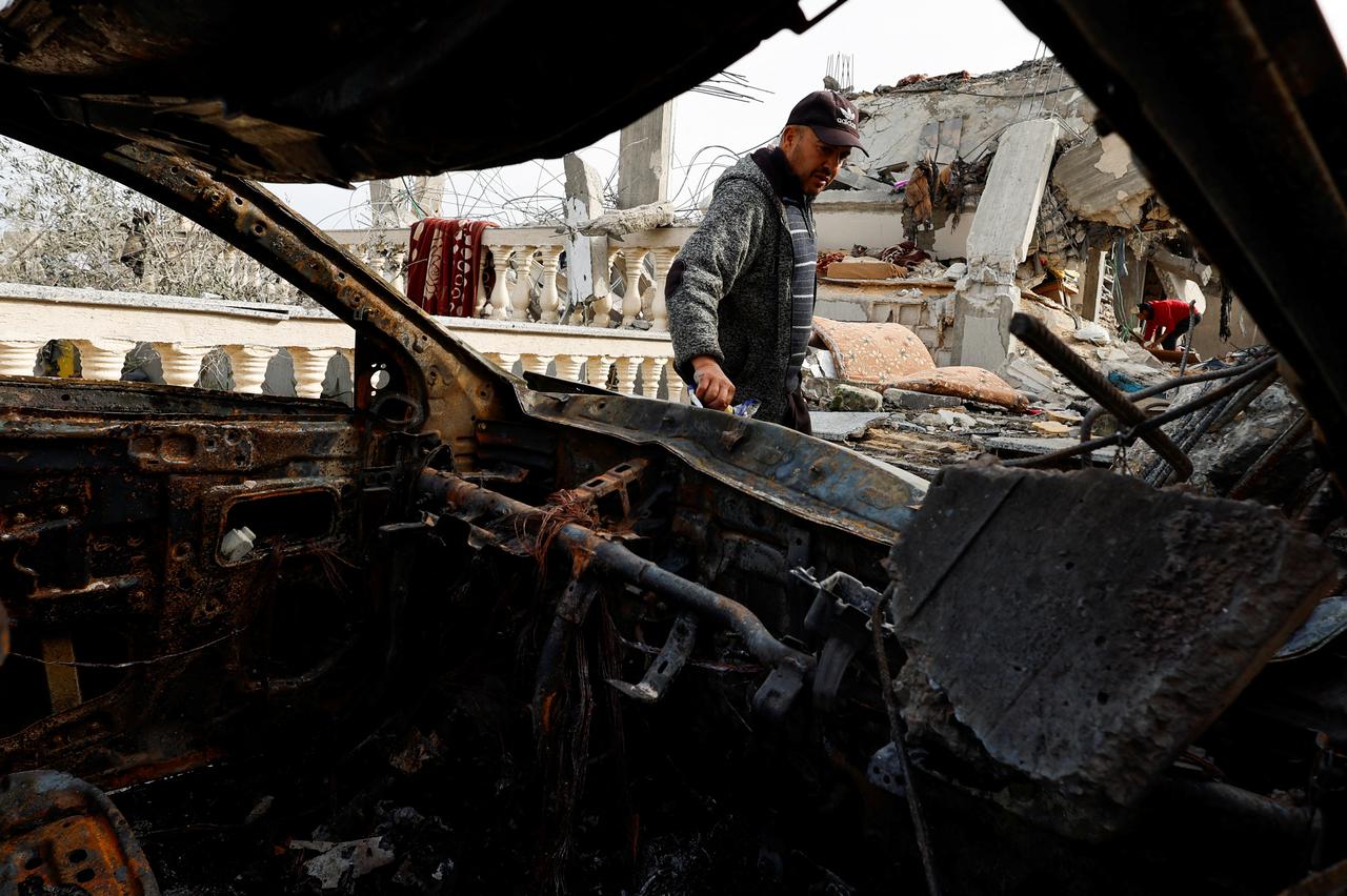 De nouvelles frappes ont touché le secteur de Rafah, dans le sud de la bande de Gaza, dans la nuit de mardi à mercredi. [Reuters - Mohammed Salem]