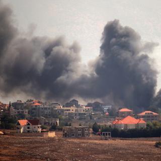 Israël mène simultanément le combat sur cinq fronts. [Keystone - EPA/Stringer]