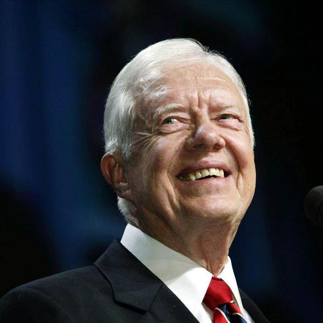 Le 39e président des Etats-Unis Jimmy Carter, ici en 2004, s'est éteint dimanche à l'âge de 100 ans. [Keystone]