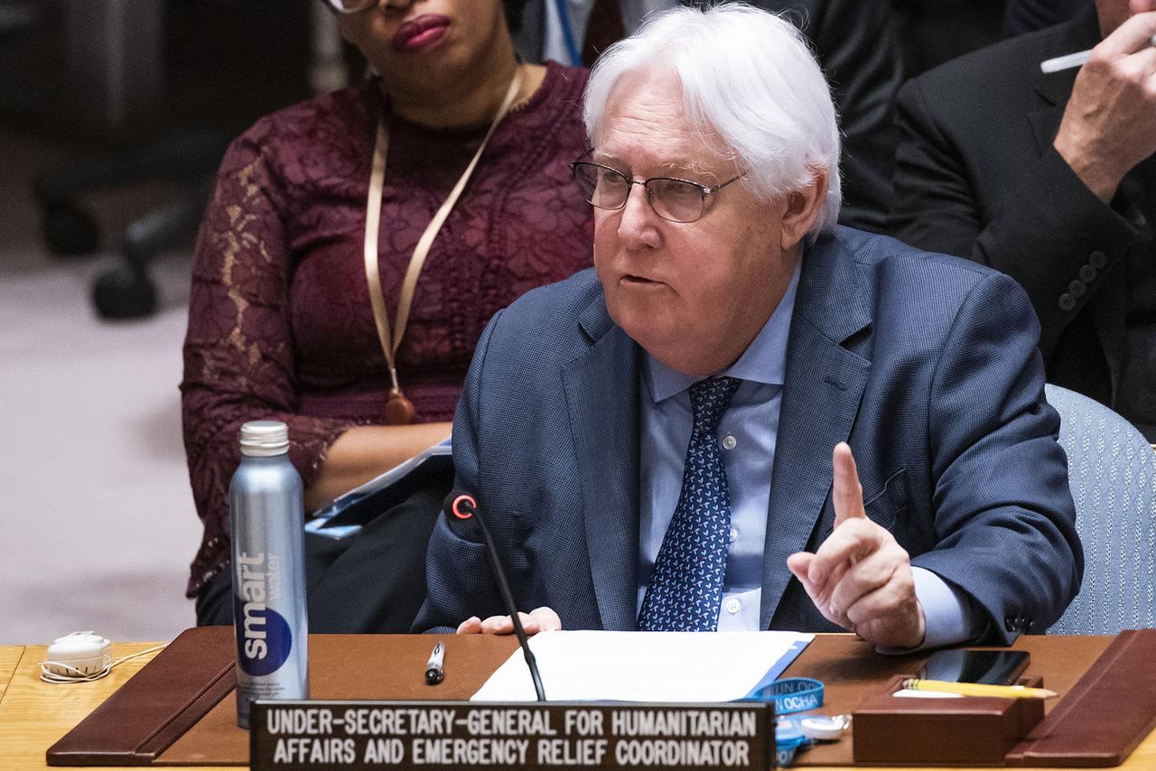 Le Britannique Martin Griffiths est le secrétaire général adjoint aux affaires humanitaires et coordinateur des secours d'urgence de l'ONU. [KEYSTONE - EDUARDO MUNOZ ALVAREZ]