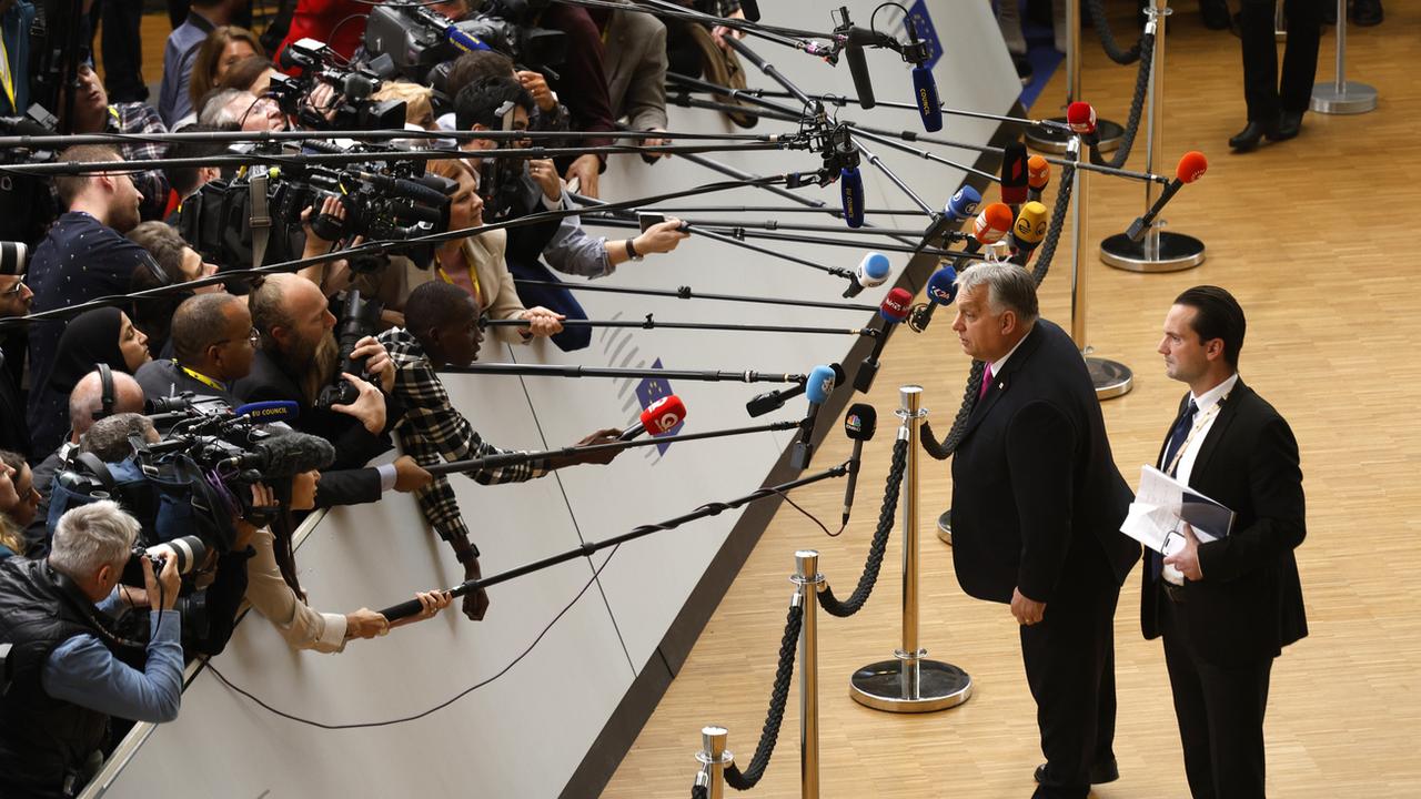 Le Premier ministre hongrois d'extrême-droite Viktor Orban voudrait contrôler les médias. [Keystone/AP Photo - Omar Havana]