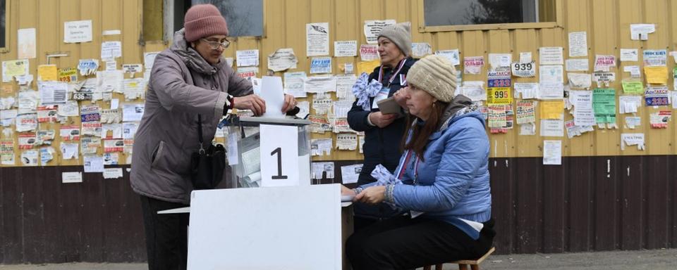 Les territoires occupés de l’Ukraine et la présidentielle russe. [afp - STRINGER]