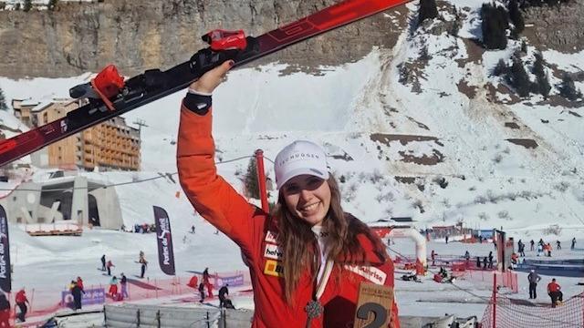 Anuk Brändli a offert à la Suisse une 9e médaille en Haute-Savoie. [Instagram/Swiss Ski Team]