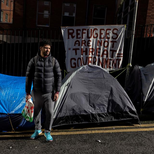 De nombreux demandeurs d'asile dorment dans les rues à Dublin. [Reuters - Clodagh Kilcoyne TPX]