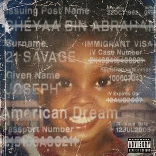 La pochette de l'album de 21 Savage "american dream". [Sony Music Entertainment]