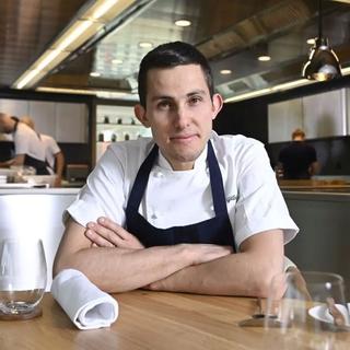 Gilles Varone, jeune chef valaisan, nommé meilleur jeune cuisinier de Suisse par le guide Michelin. [gillesvarone.ch]