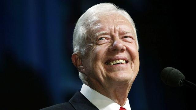 Le 39e président des Etats-Unis Jimmy carter s'est éteint dimanche à l'âge de 100 ans. [Keystone - EPA/Chris Kleponis]