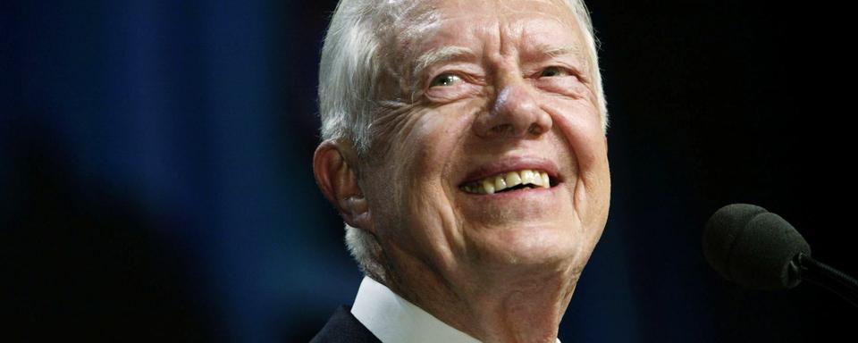 Le 39e président des Etats-Unis Jimmy carter s'est éteint dimanche à l'âge de 100 ans. [Keystone - EPA/Chris Kleponis]