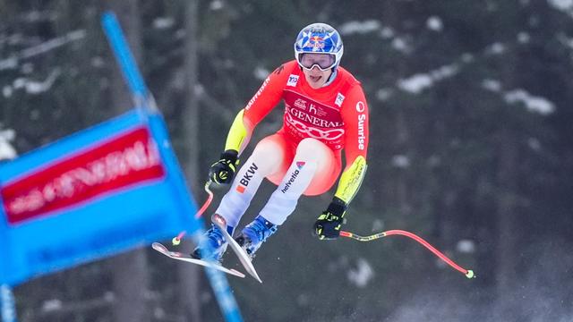 Marco Odermatt a pris la 3e place en Norvège. [KEYSTONE - STIAN LYSBERG SOLUM]