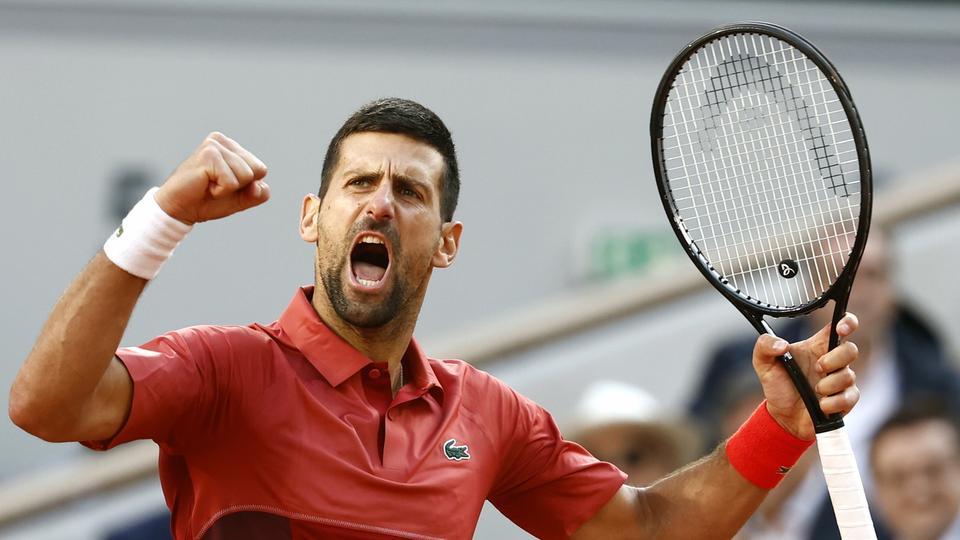 Novak Djokovic s'impose après 4h39 de match. [KEYSTONE - MOHAMMED BADRA]