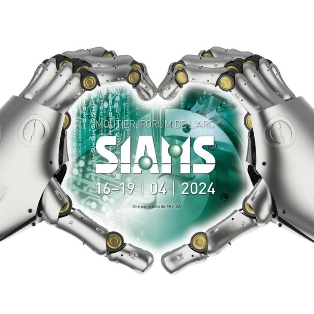 L'intelligence artificielle au service de l'industrie est à l'honneur au SIAMS à Moutier. [www.siams.ch]