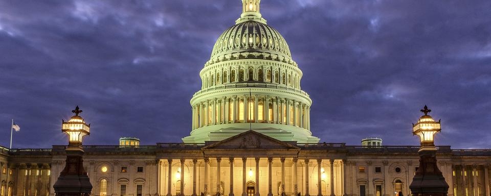 Vue sur le Capitole à Washington. [Keystone - AP Photo/J. David Ake, File]