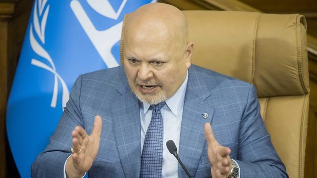 Qui est Karim Khan, le procureur de la CPI? [Keystone - EPA/Miguel Gutierrez]