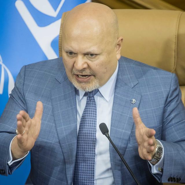 Qui est Karim Khan, le procureur de la CPI? [Keystone - EPA/Miguel Gutierrez]