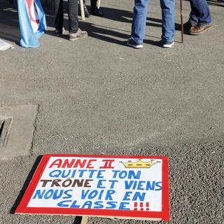 Une semaine de grève a débuté à Genève contre une mesure du Conseil d'Etat visant à augmenter l'enseignement de deux périodes dès 2027. [Keystone - Salvatore Di Nolfi]
